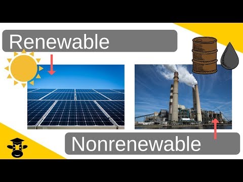 Difference between Renewable and Nonrenewable Resources