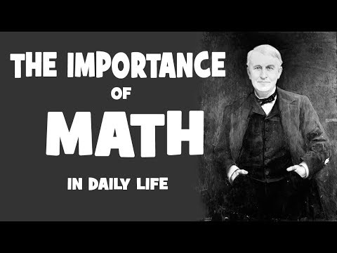 Importance of maths in daily life